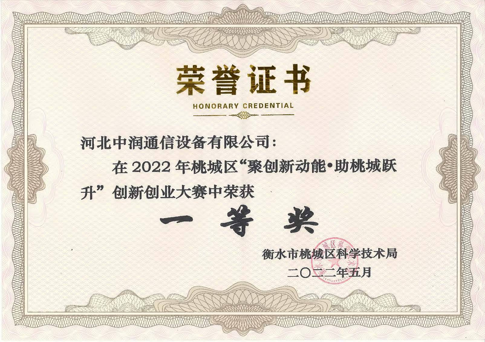 2022桃城区聚创新动能一等奖
